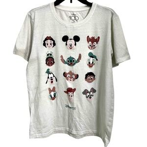 Disney 100 years White/cream Short Sleeve Character Tee